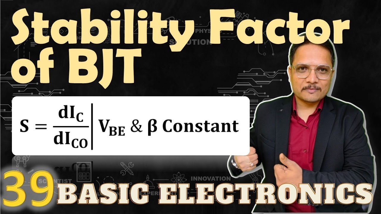 Stability Factor Of BJT | Stability Factor For Common Emitter ...