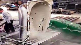 Extreme Powerful Metal Shredder Destroys Everything For New Recycle