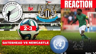 Gateshead vs Newcastle 2-3 Live Stream preseason Friendly Football Match Score Commentary Highlights