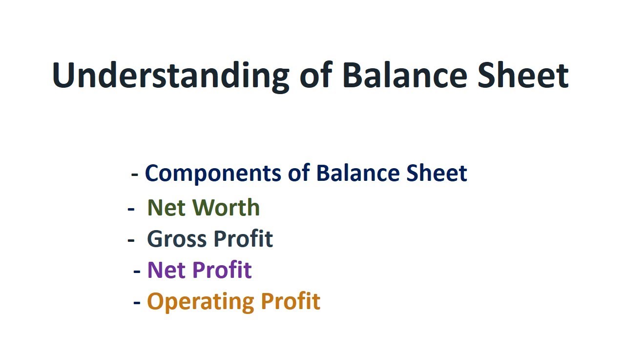 Understanding Balance Sheet Fundamental Analysis Basics | Balance Sheet ...