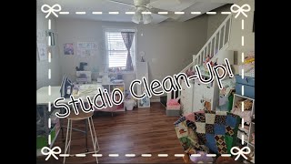 Cleaning My Messy Sewing Studio