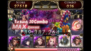 【神魔之塔】不用賭『100%達成40C天降！』解成就！秦皇隊通關示範！【我們的聖誕夜】【風雪下的聖誕夜】【Andy】