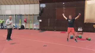 Indoor Javelin Training