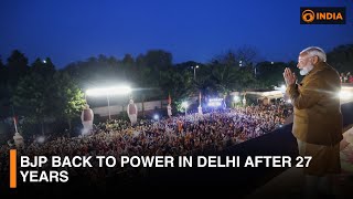 BJP back to power in Delhi after 27 years | DD India