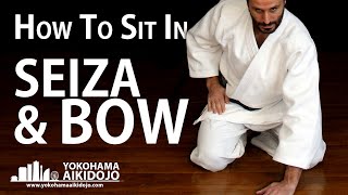 [TUTORIAL] Sitting in SEIZA and BOWING in AIKIDO