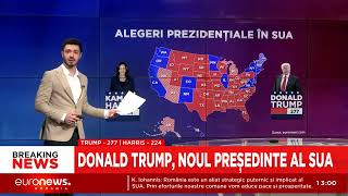 Rezultate Alegeri SUA 2024. Donald Trump, ales președintele Americii