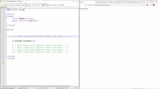 HTML Tutorial - 5 - Comments