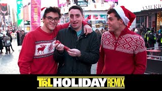 The Dolan Twins Give Out Random Christmas Gifts! 🎁🎁 | TRL Holiday Remix