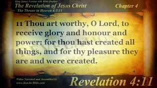 The Revelation of Jesus Christ Chapter 4 - Bible Book #66 - The Holy Bible KJV Read Along