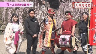 信州上田おもてなし武将隊がゆく 上田周遊誌「花-上田城跡公園 桜-」