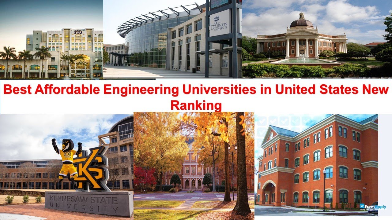 Top 10 AFFORDABLE ENGINEERING UNIVERSITIES IN UNITED STATES New Ranking ...