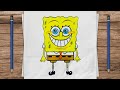 How To Draw SPONGEBOB Drawing With Colored Pencils - Pencil Colour Drawing