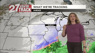 Colder, quiet Tuesday with snow showers Wednesday