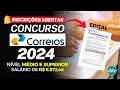 EDITAL CONCURSO CORREIOS 2024: VAGAS DE NÍVEL MÉDIO E SUPERIOR (ENFERMEIRO, MÉDICO E ENGENHEIRO)