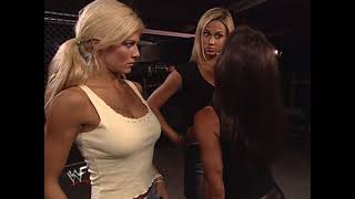 Backstage Segment Torrie Wilson Stacy Keibler and Ivory Smackdown 8/16/2001