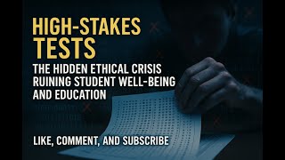 High-Stakes Tests: The Hidden Ethical Crisis Ruining Student Well-Being and Education