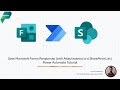 Save Microsoft Forms Responses (with Attachments) to a SharePoint List  a Power Automate Tutorial