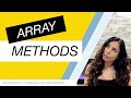 JavaScript Tutorial for Beginners Part 27: Array Methods
