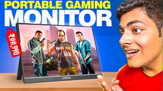 I Tested A Portable Monitor For Gaming | Arzopa Portable Monitor For Mobile, PS5, Laptop, Mac \u0026 More