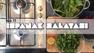 ISPANAK SALATASI NASIL YAPILIR? // NARLI ISPANAK SALATASI TARİFİ - SALATA TARİFLERİ