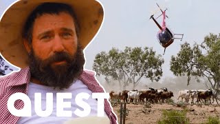 Stoney Crashes His Helicopter | Outback Opal Hunters