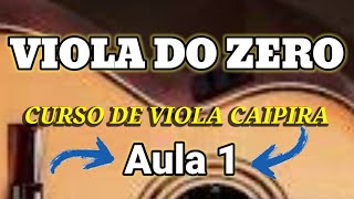 Aula de Viola Caipira Para Iniciantes - Viola do Zero - Aula 1