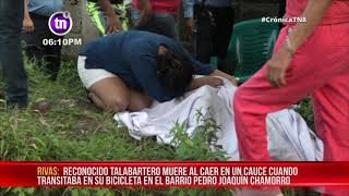 Anciano cae a cauce y pierde la vida en Rivas – Nicaragua