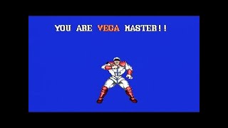 【SFC】ストリートファイターⅡターボ　ベガ　レベル8　ノーコンクリア　Street Fighter 2 Turbo　M.Bison　Hardest　No Continue Clear