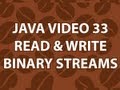 Java Video Tutorial 33