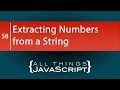 JavaScript Problem: Extracting Numbers from a String