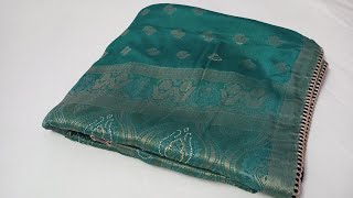 Latest Party Wear Georgette Silk Saree! Fancy Saree! Wedding Saree #saree