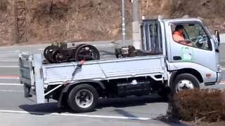 山梨定期運転会　村長ご帰還です。