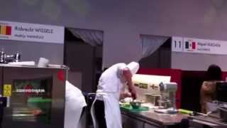 Bocuse d'Or 2013 Final - Team Belgium Competing - Chef Robrecht Wissels in Action!