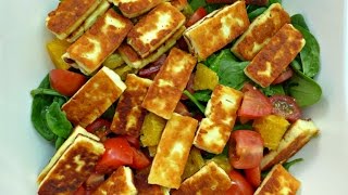 Halloumi Salad Recipe - Halloumi Cheese Recipes