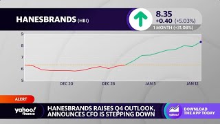 HanesBrands guidance boosts stock, CFO to step down