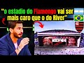 ARGENTINO FICOU ENCANTADO COM A NOVA ARENA DO FLAMENGO 