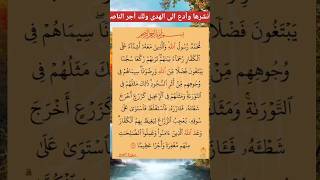 محمد رسول الله والذين معه أشداء على الكفار.سعد الغامدي.#quran #سعد_الغامدي  #youtubeshorts