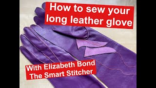 How to sew your long leather glove