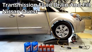 Automatic Transmission Fluid Drain And Fill - Nissan Quest