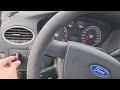 ford focus mk2 how to turn on the fog lights