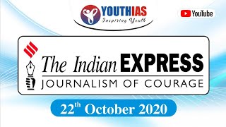 22nd OCTOBER 2020 I INDIAN EXPRESS NEWSPAPER I EDITORIAL ANALYSIS I ABHISHEK BHARDWAJ