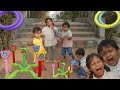 Ring Toss Competition Of Kids Arbin Javan Fun Playing With Ayra & Mehmet - Fun Kids Game