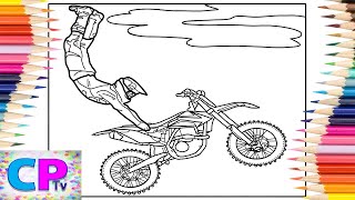 Dirt Bike Coloring Pages/Stuntman on a Motorcycle/Defqwop - Awakening [NCS Release]