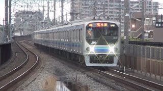 りんかい線70-000形Z6編成　浮間舟渡駅通過②