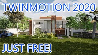 Twinmotion 2020.1 NEW RELEASE! FREE AGAIN! First review and walk through !