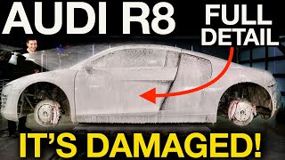 AUDI R8 Ultimate Full Detail, Repaint, and Spring Cleaning Restoration! Iron Man's Car