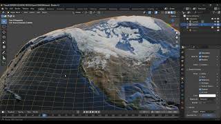 Geoid 3D Model EGM 2008, in Blender 4.1 (Free Download)