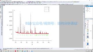 How to Draw the picture of Powder Diffraction Refinement by origin