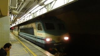 廣九直通車駛經香港鐵路東鐵綫火炭車站 Guangzhou-Kowloon Through Train