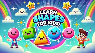 Shapes Recognition for Kids | Circle, Square, Triangle, Oval \u0026 More | FunZone Learning